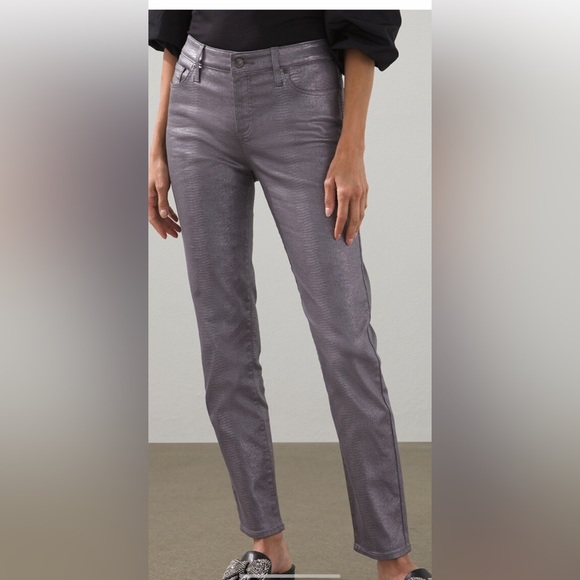 Chico's Pants - NWOT CHICO’S GIRLFRIEND COATED GATOR ANKLE JEANS